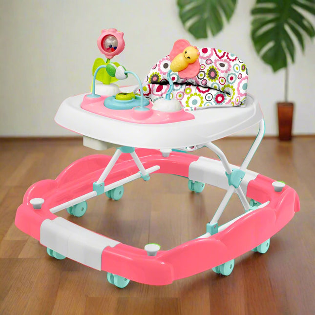 Baby Walker 3 in 1 Multi-Functional W-120 Pink