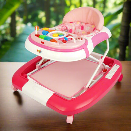 Junior 2-in-1 Baby Walker Pink W-250