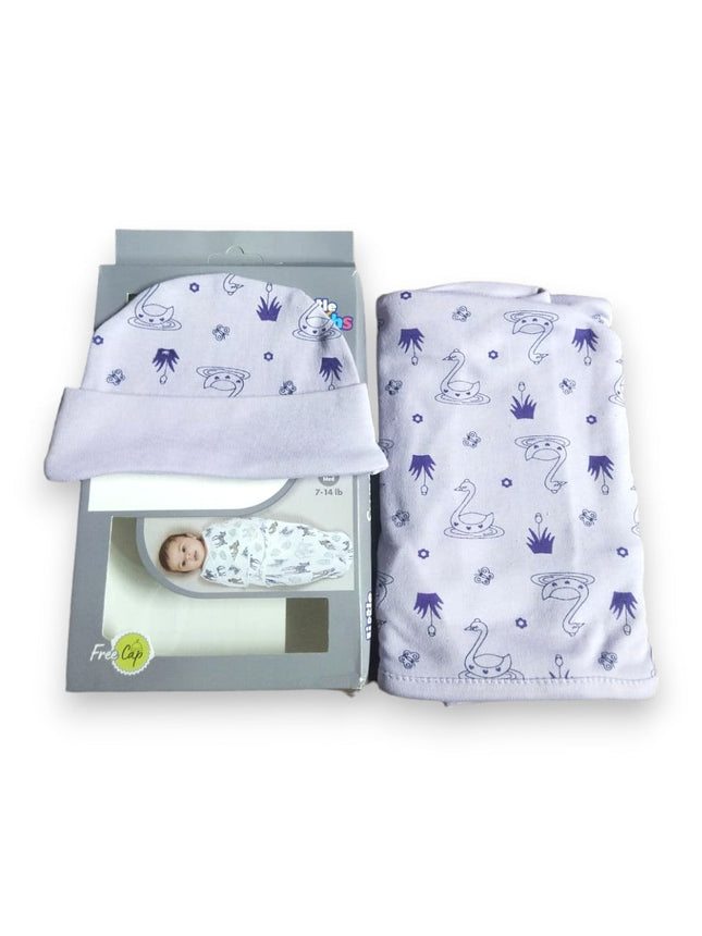 LITTLE LAUGHS BABY SWADDLE ME PURPLE