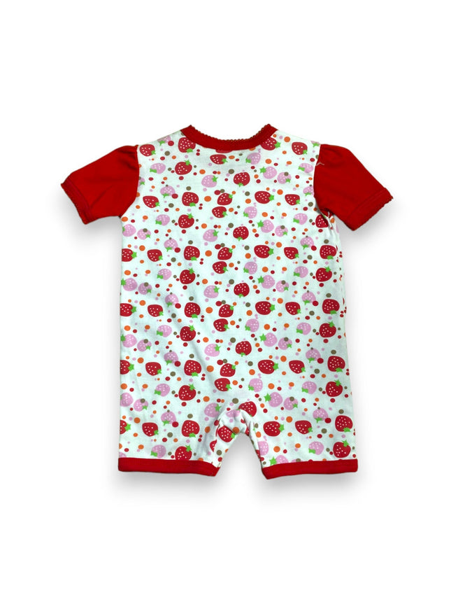 BABY GIRL ROMPER STRAWBERRY