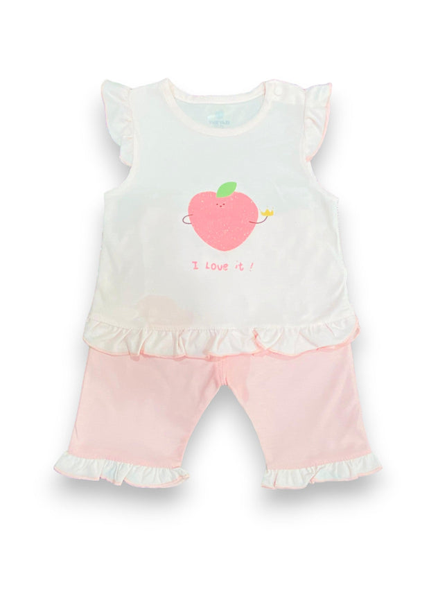 BABY GIRL T-SHIRT AND NIKER I LOVE IT PINK