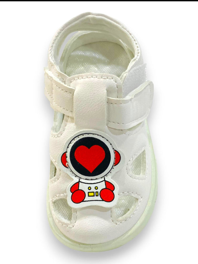 KIDS SANDALS WHITE SPACE MAN A-9