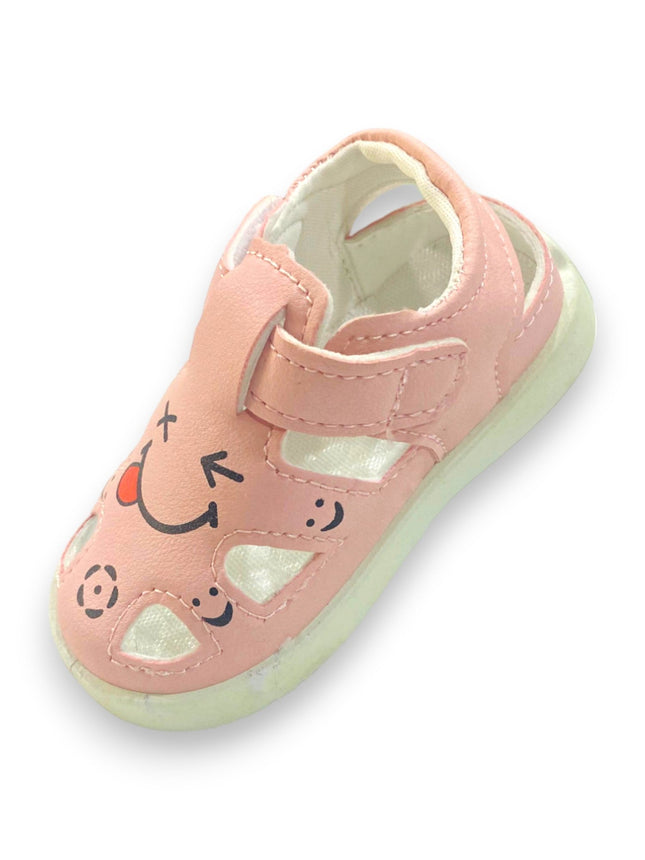 KIDS SANDALS PINK SMILE FACE A-6