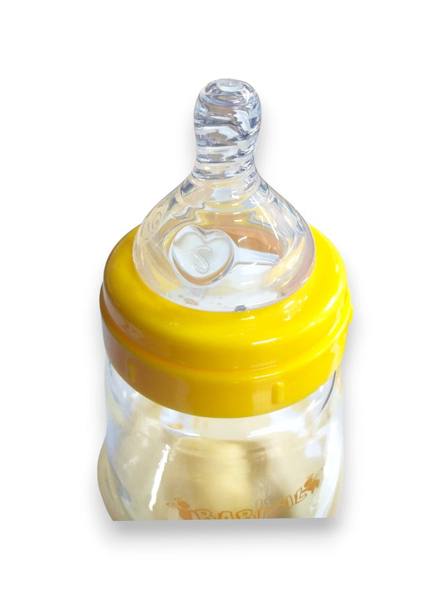 BABISIL BABY GLASS FEEDER WIDE NECK 240 ML ROSTER