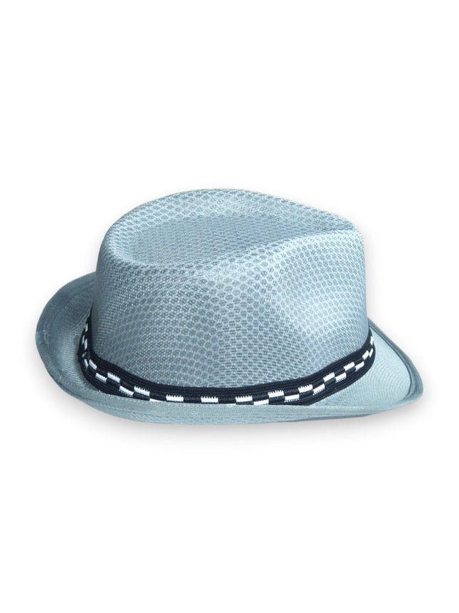 KIDS HATS SUMMER SHORT BRIM FAST DRY SHORT COWBOY STYLE GREY