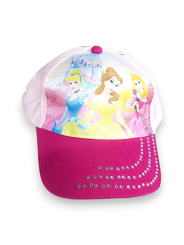 KIDS CAP PRINCESS PINK STONE