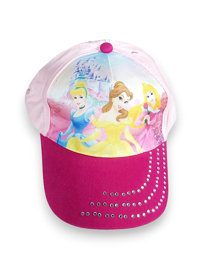 KIDS CAP PRINCESS PINK STONE