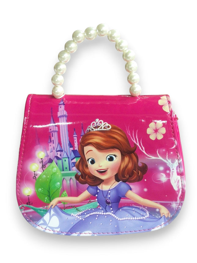 GIRLS FASHION HANDBAG  PERLS SHAKING PRINCESS