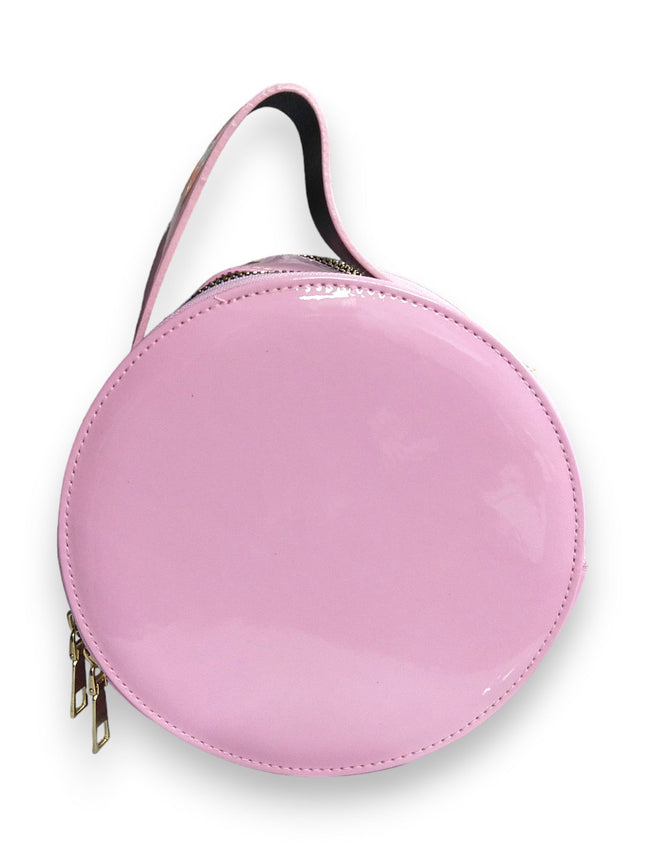 GIRLS FASHION HANDBAG  PERLS ROUND SHAPE PINK PRINCESS (Copy)