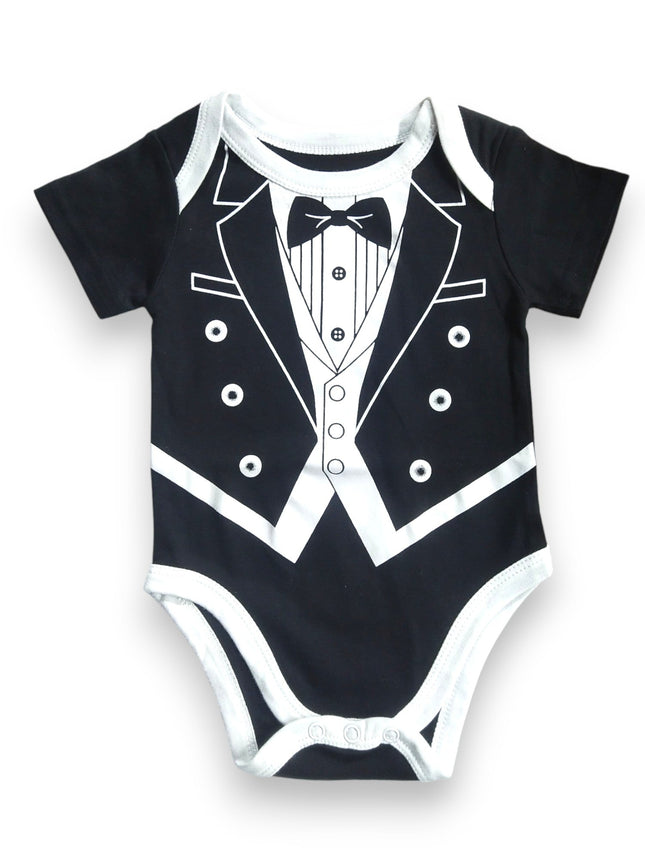 BABY ROMPER BLACK COAT