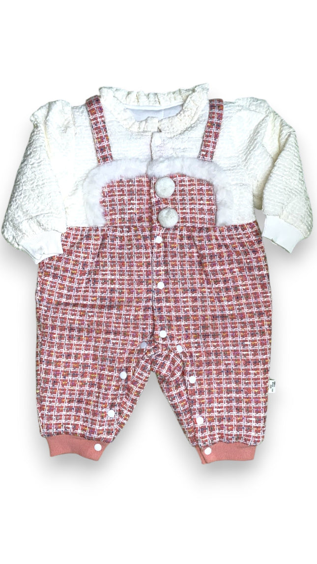 KIDS WINTER ROMPER PINK PREMIUM QUALITY