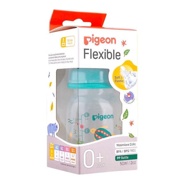 Pigeon Flexible PP Bottle 0+ Months Slim Neck 50ml
