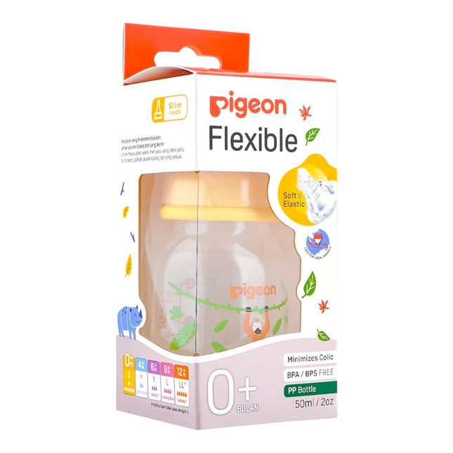 Pigeon Flexible PP Bottle 0+ Months Slim Neck 50ml