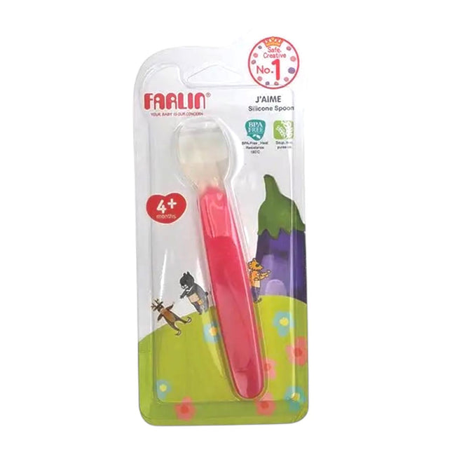 Farlin Silicone Spoon 4+ Months