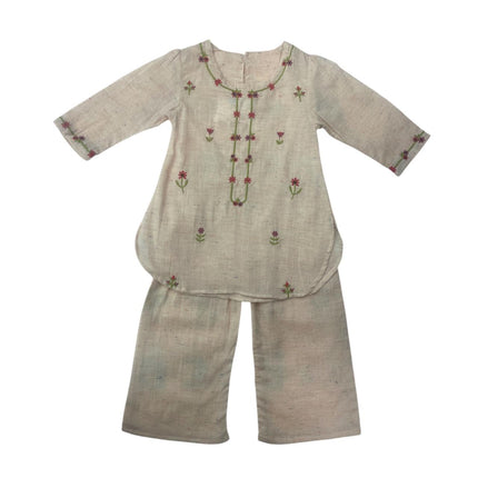 Girls Casual Salwar Suit Light Pink