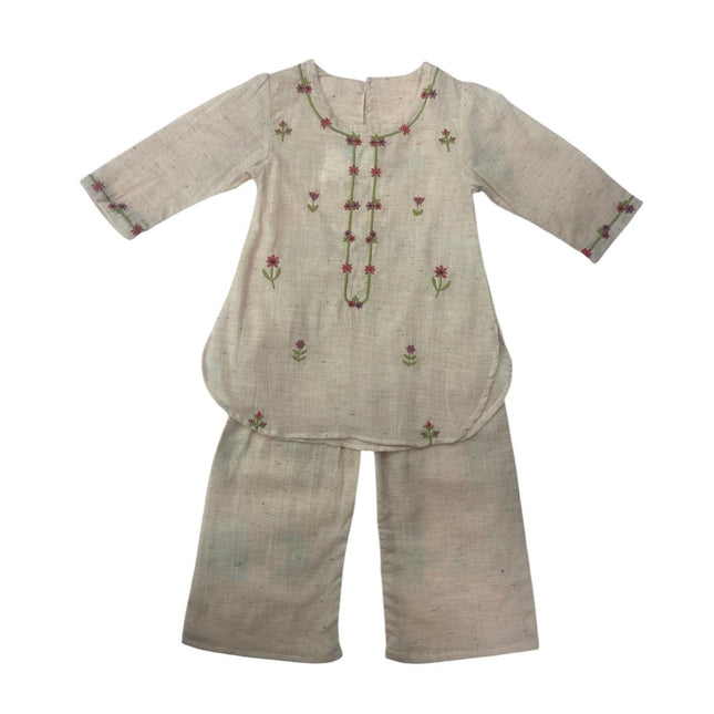 Girls Casual Salwar Suit Light Pink