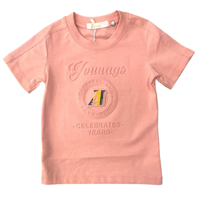 Imported Tea Pink Round Neck T-Shirt