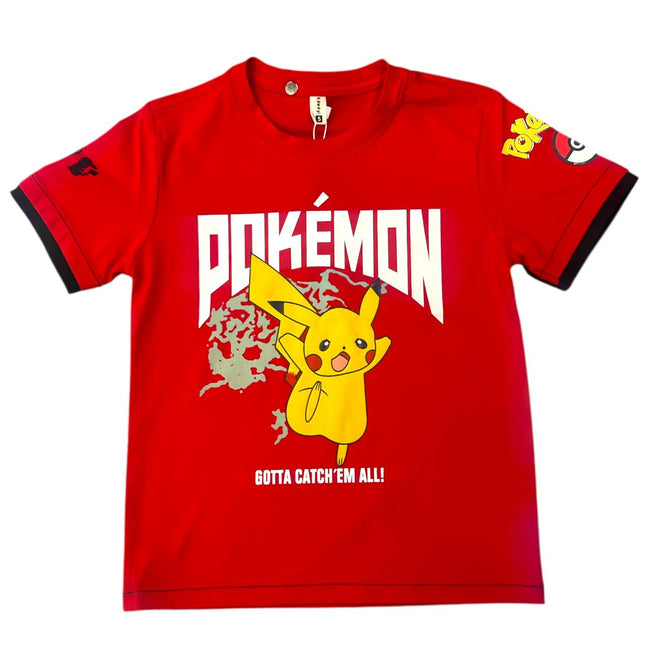 Pokemon Red Color T-Shirt