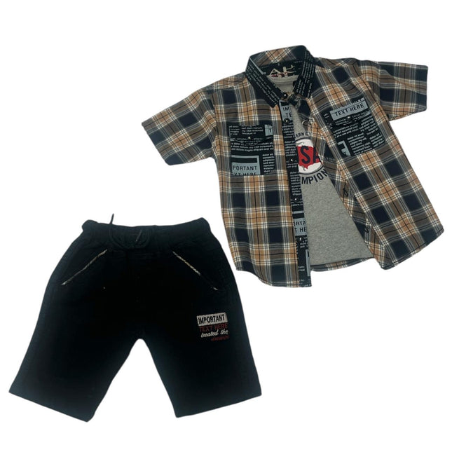 Kids 3 Piece Nicker Shirt
