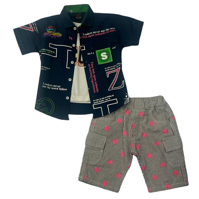 Kids 3 Piece Nicker Shirt