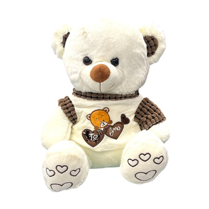 Golden Teddy Bear With Scarf