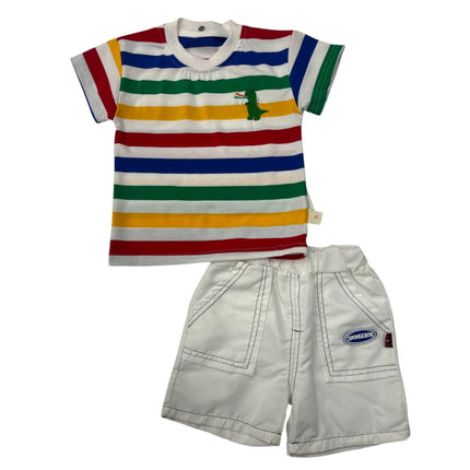 Multi Colour Shirt With White Nicker