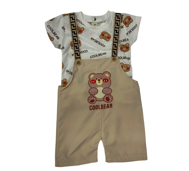 White & Skin Colour Romper