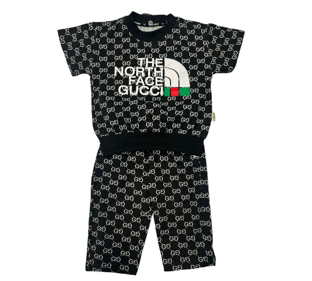 Black Colour shirt with Three Quarter Nicker