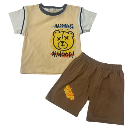 Skin Shirt With Brown Nicker