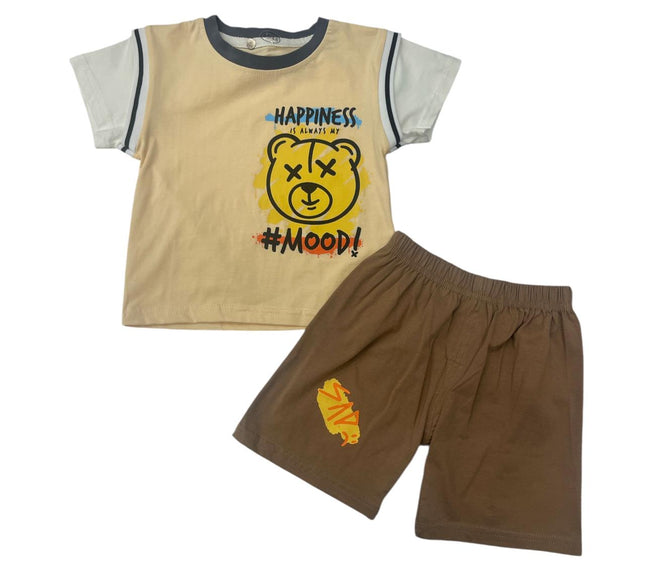 Skin Shirt With Brown Nicker