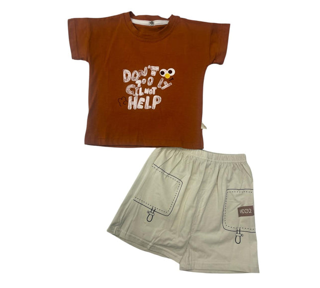 Kids Nicker Shirt Brown