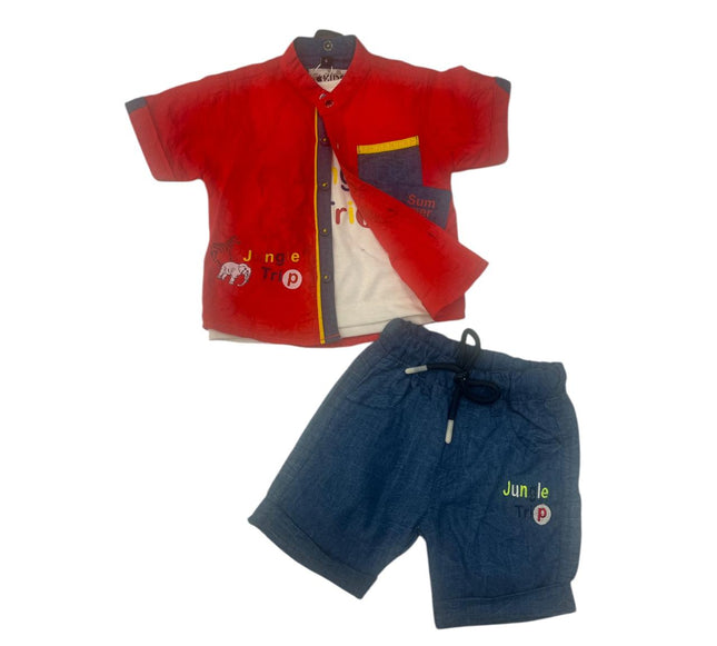 Kids Nicker Shirt 3PcS