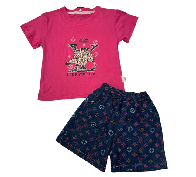 Girls Nicker Shirt Pink