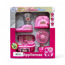 Fun Fun Home Appliances Toy Set – Mini Kitchen Blender, Toaster & Stove for Kids