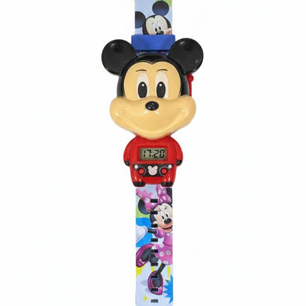Mickey Mouse 3D Digital Cartoon Kids Watch – Colorful Strap
