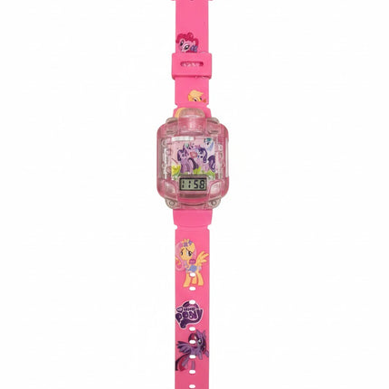 Kids Digital Cartoon Watch – My Little Pony Theme (Pink Strap)