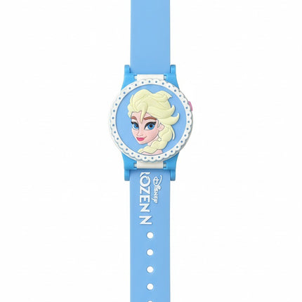 Kids Cartoon Character Watch – Blue Frozen Theme with Elsa Design