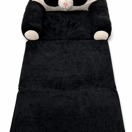 Cute Panda Foldable Kids Sofa Cum Bed – Soft Plush Lounger for Children