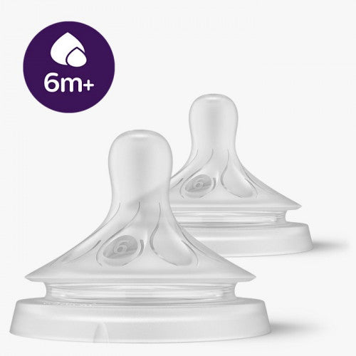 Philips Avent Natural Response 6m+ Nipple PK2 (SCY966/02)