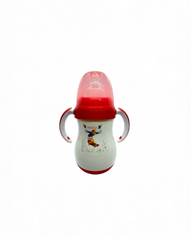 MAC Plastic Feeding Bottle With Handle 8oz
