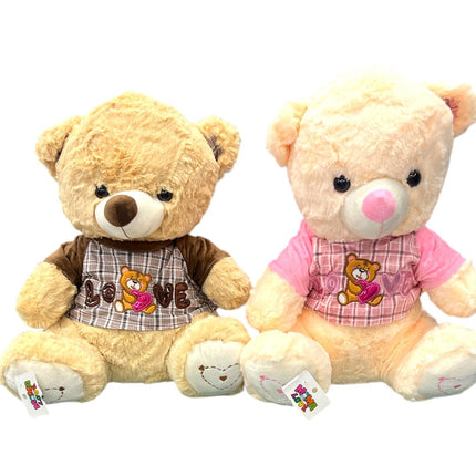 Soft & Huggable Teddy Bear with Love Jersi