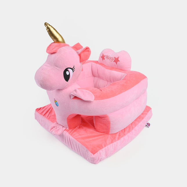 Baby Unicorn Plush Support Seat – Soft Sitting Chair for Infant Girls 🦄💖