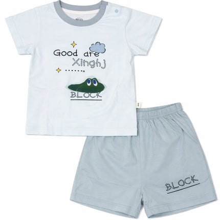 Playful Blue Kids Outfit