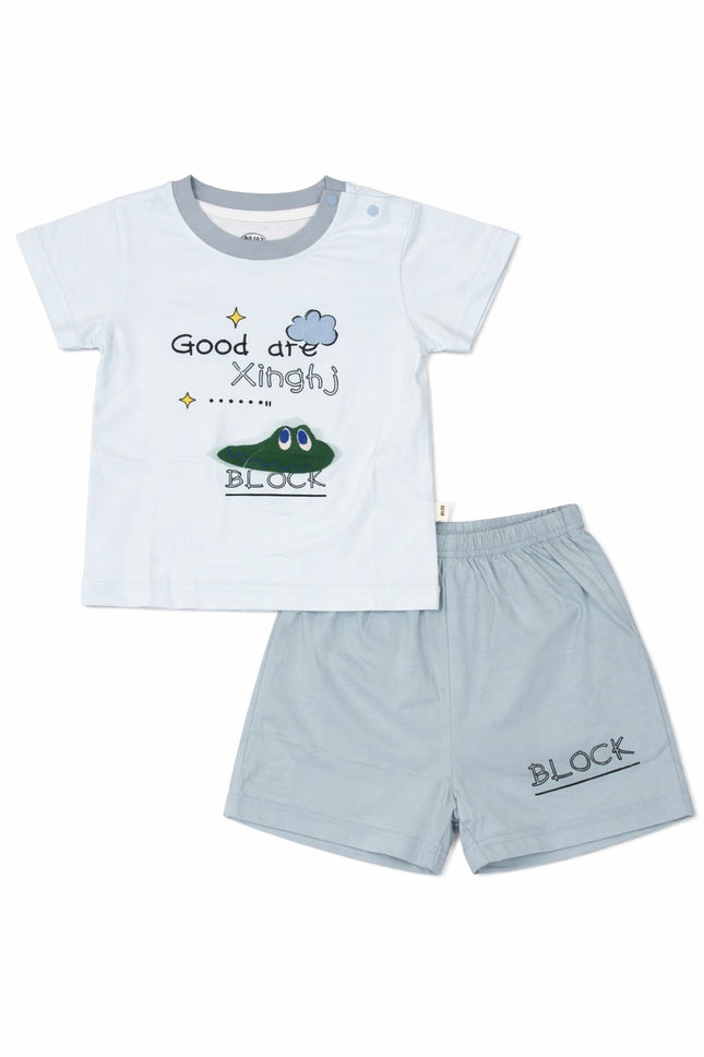 Playful Blue Kids Outfit