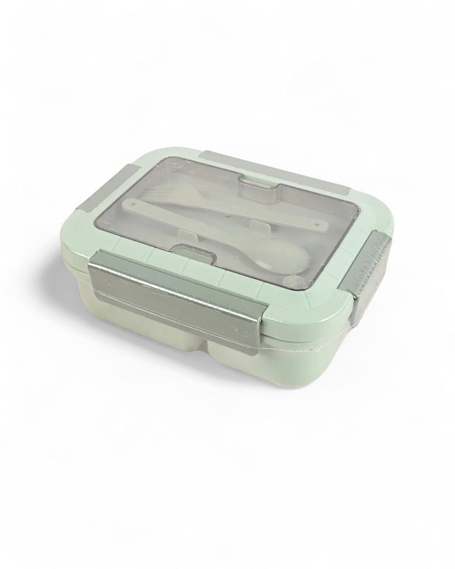 Double Layer Lunch Box With Spoon And Fork