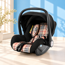 Tinnies Luxury 3-in-1 Infant Car Seat, Carry Cot  T008 – Black with Beige