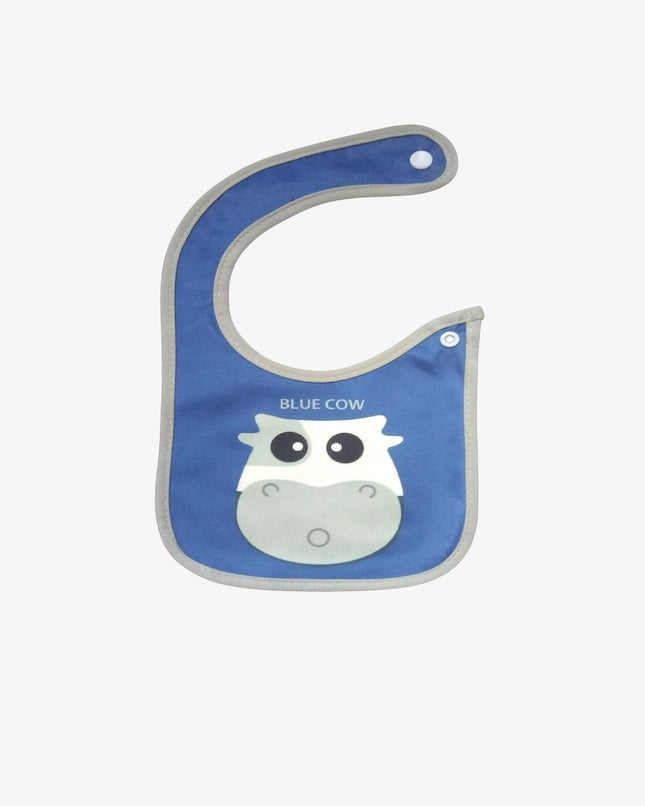 Baby BIB with Button (Dark Blue)