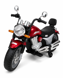 Kids Electric Ride-On Motorcycle – Battery Powered Toy Bike with Training Wheels - gb 916