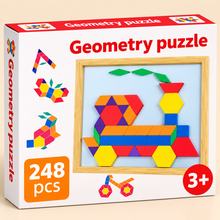 Colorful Wooden Shape Matching & Creative Learning Toy