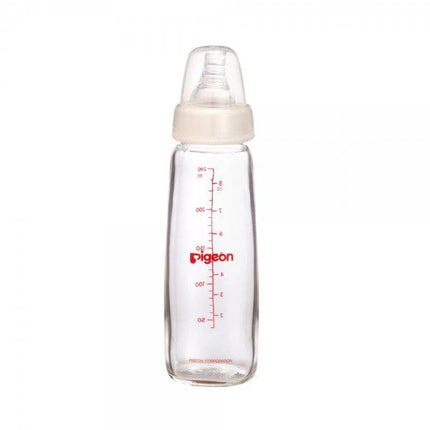 PIGEON NURSING BOTTLE WITH PERISTALTIC NIPPLE (GLASS)